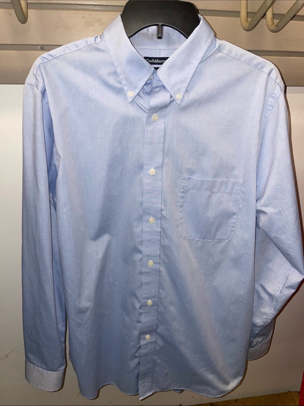 croft & barrow Light Blue Oxford Button-Down Shirt